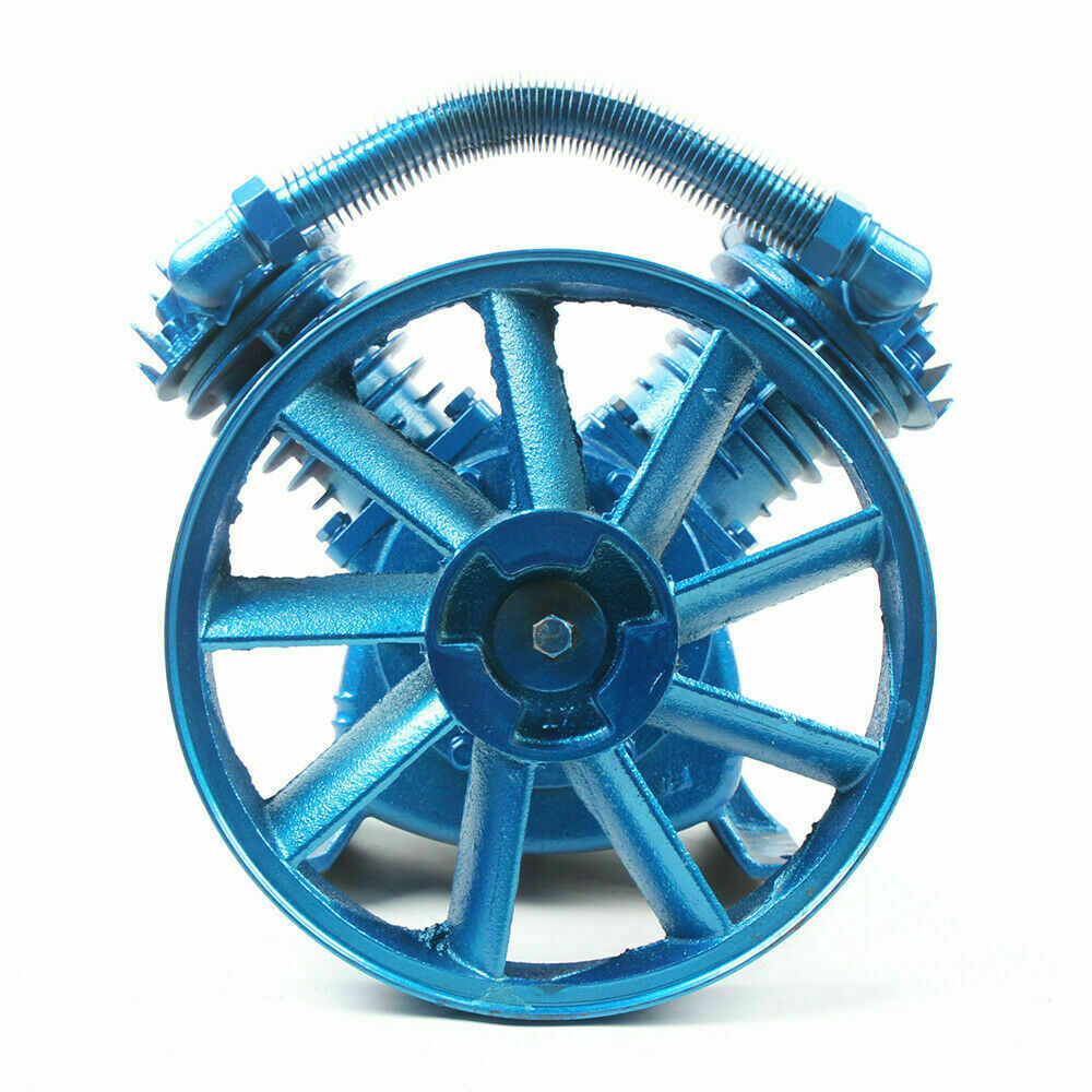 5HP 175 PSI Air Compressor Pump Motor Head Double Stage V-Style 2-Cylinder