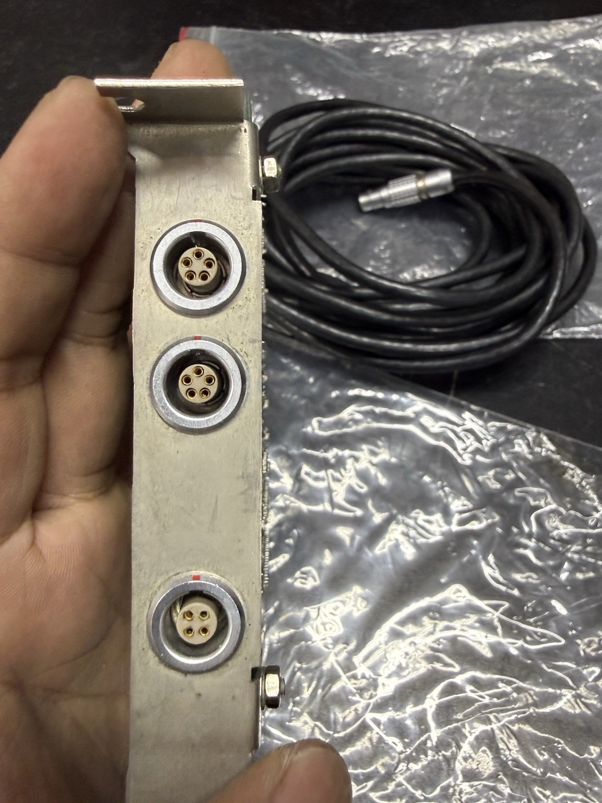 Renishaw PC10 Probe Interface ISA Card w/ LEMO Cable Untested As-Is