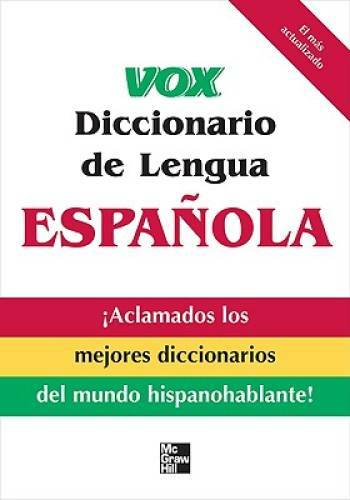 Vox Diccionario de Lengua EspaÃ±ola (VOX Dictionary Series) - Paperback - GOOD