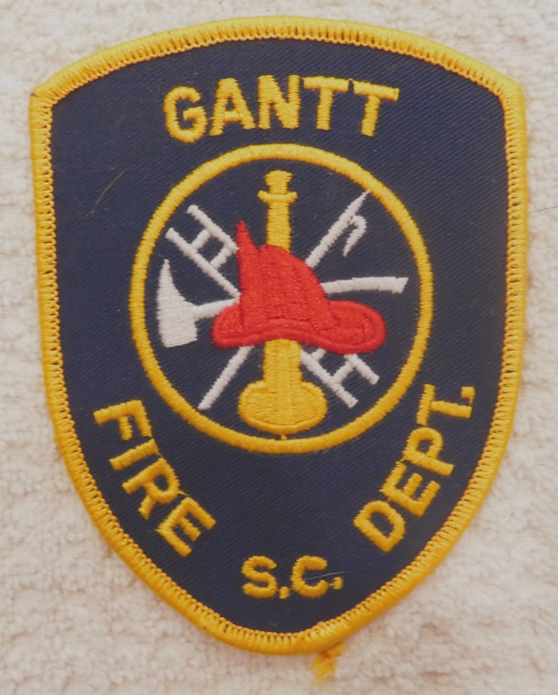 Gantt SC South Carolina Fire Dept. patch - NEW