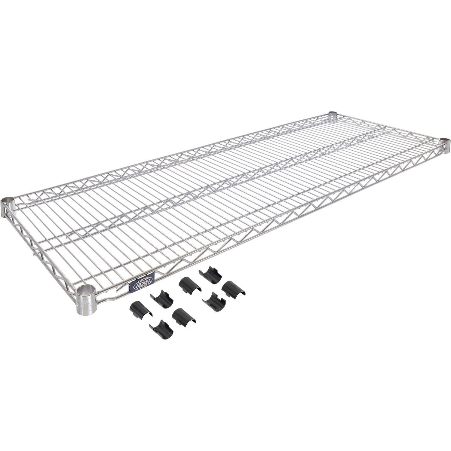 Nexel Stainless Steel Wire Shelf 72"W x 21"D 1/Pack