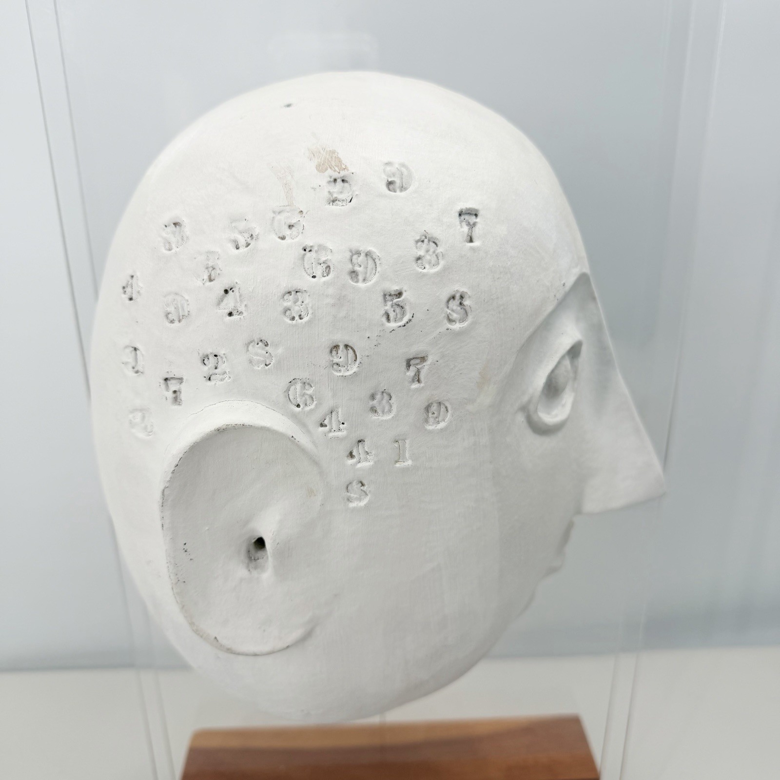 Vintage Bennington Pottery David Gil Ceramic Split Head Face Sculpture MCM Art