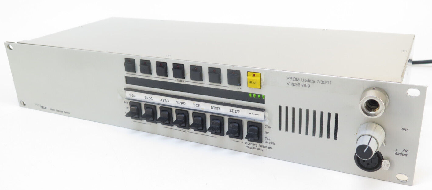 Telex RTS KP96-1 Matrix Intercom Key Panel - KP96