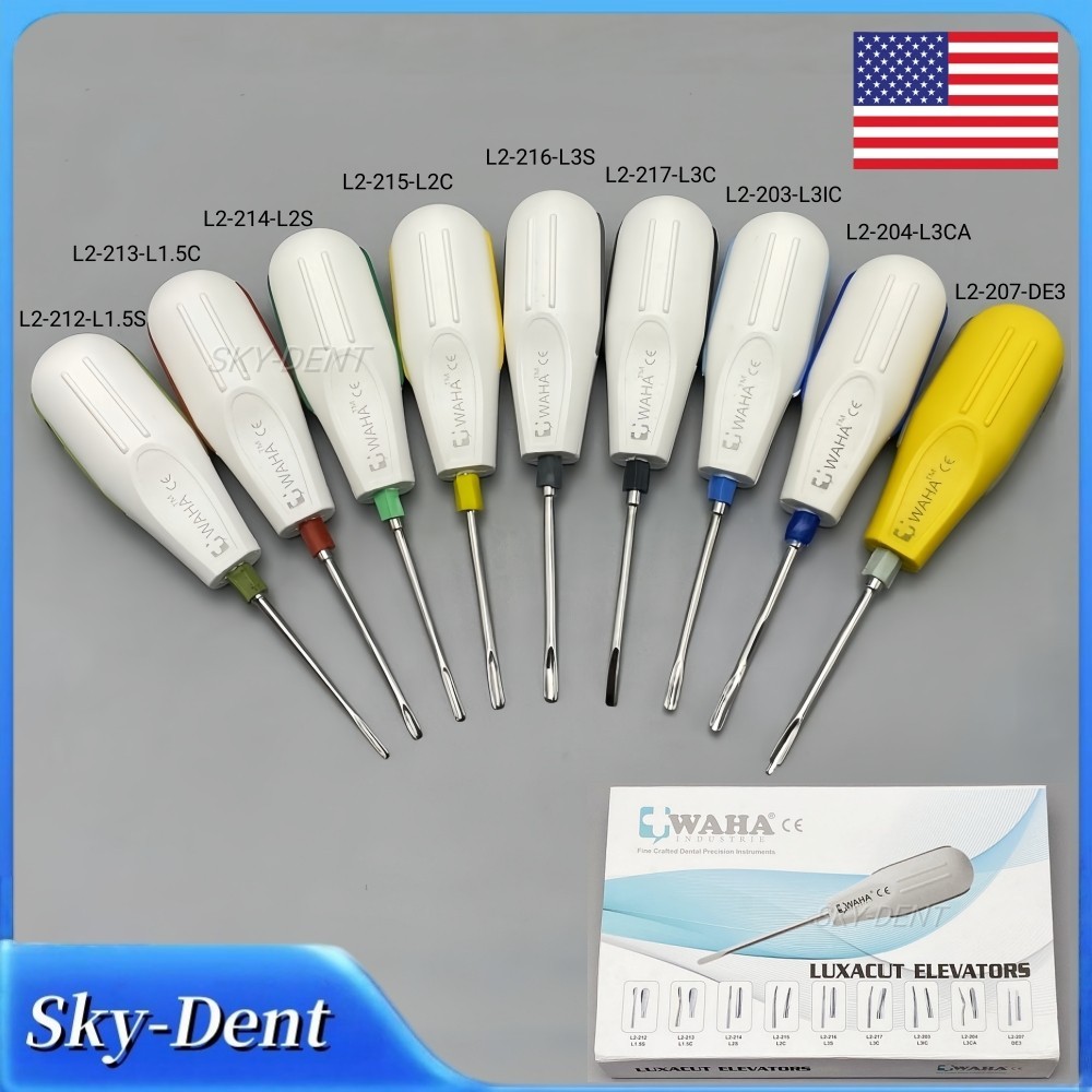 Dental Luxating Apical Tip Elevators Oral Surgery Tooth Extracting Extraction