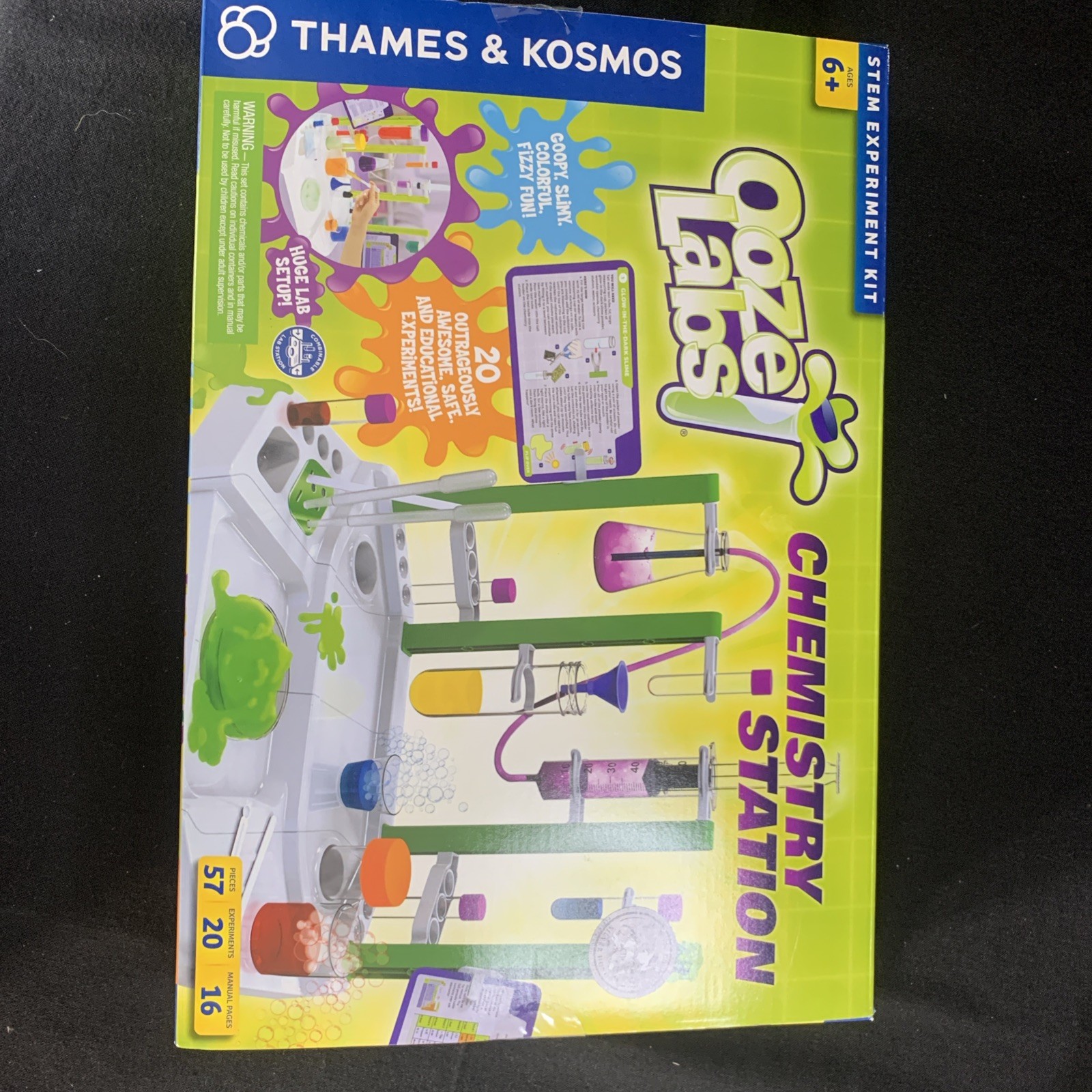 Thames & Kosmos Ooze Labs Chemistry Station STEM Experiment Kit 20 Experiments
