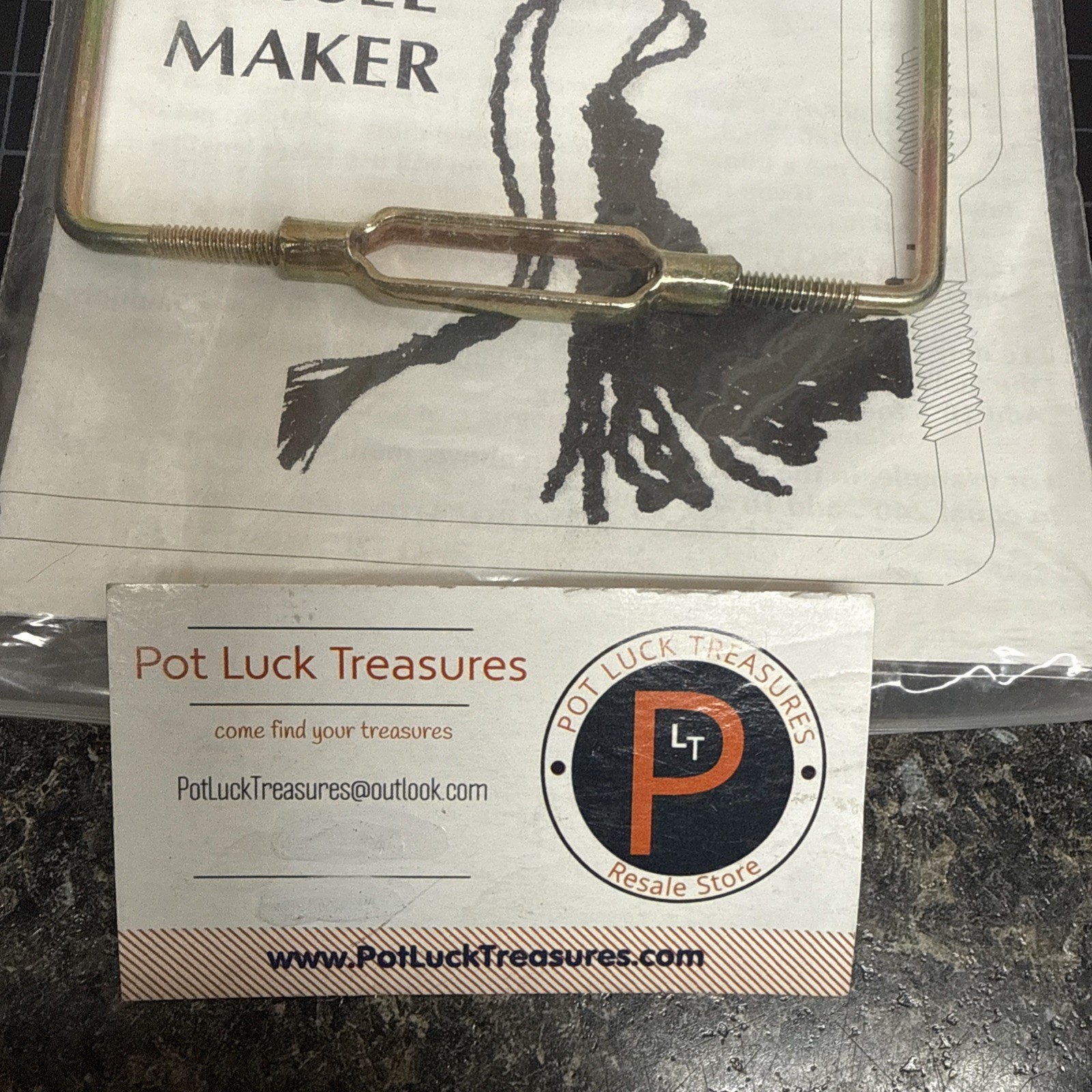 Tatool The Tassel Maker Adjustable Frame for Making Tassels w/Instructions