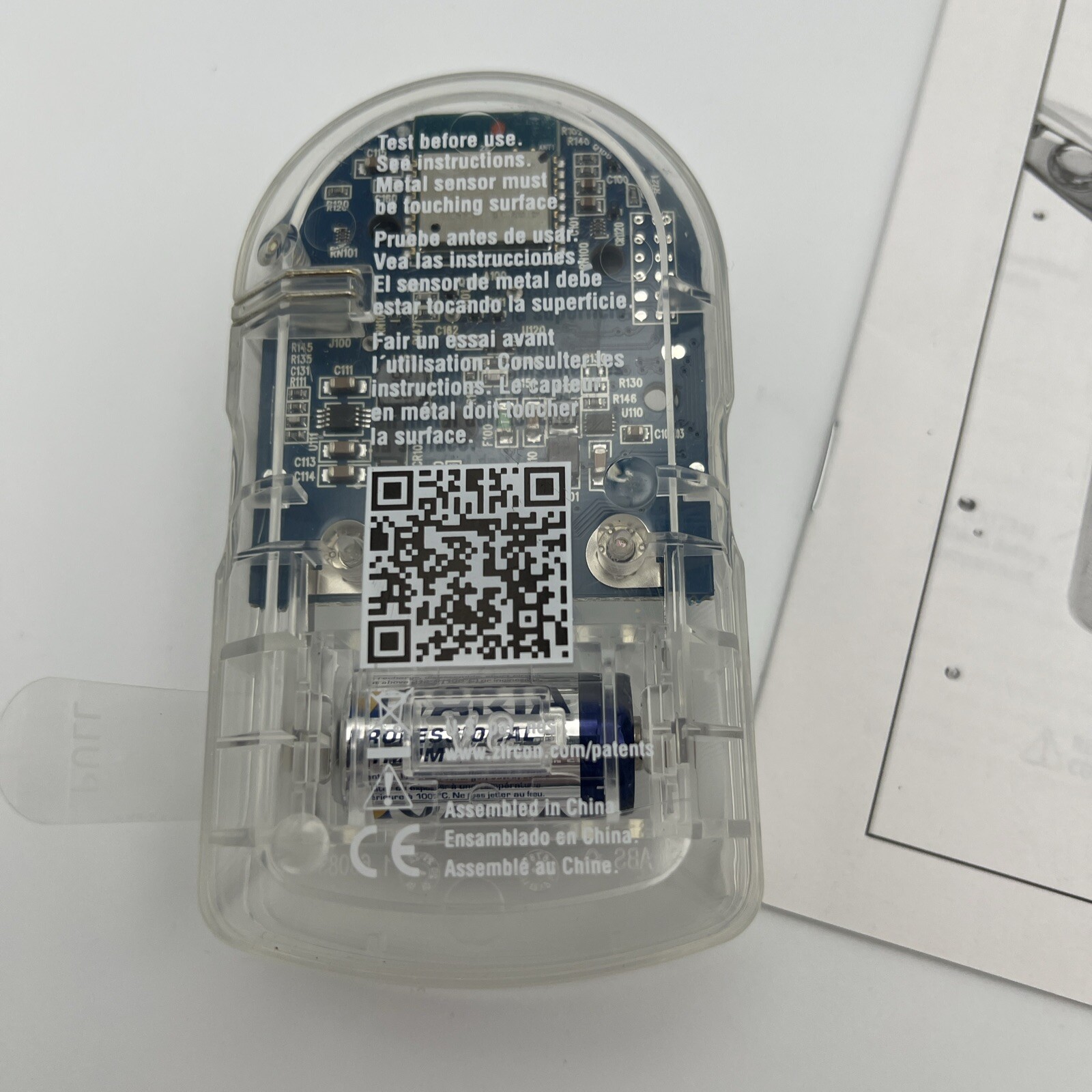 Zircon Leak Alert Wi-Fi Water Detector - Clear