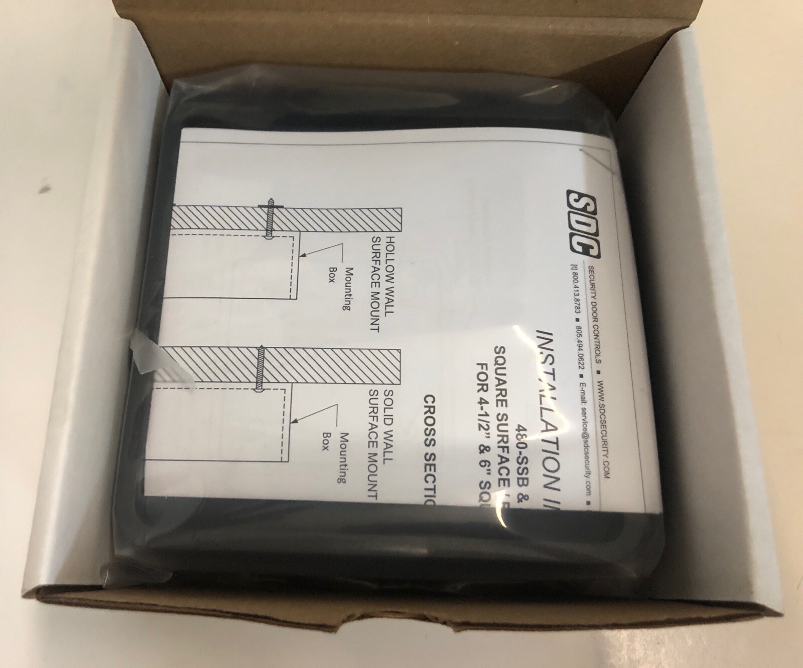 SDC Square Surface Box - 480-SSB