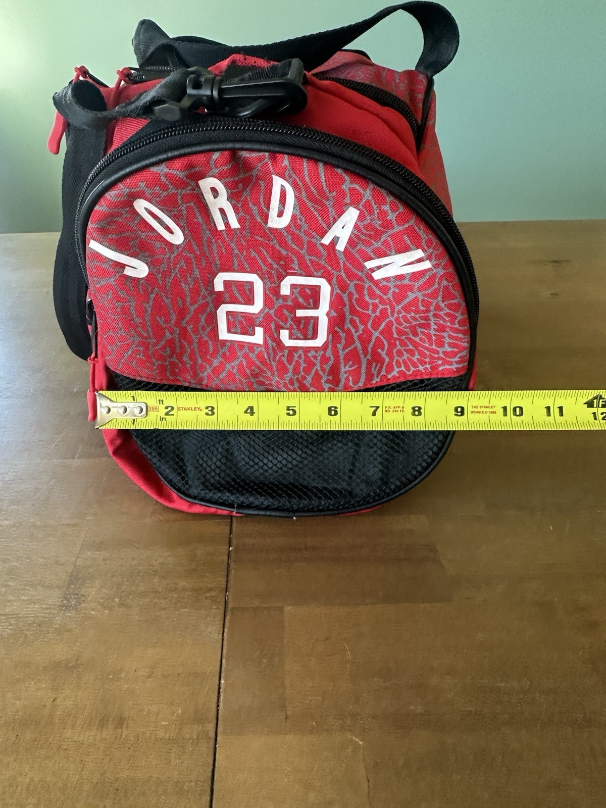 Nike Air Jordan Duffle Bag Jumpman Cement Elephant Print Red