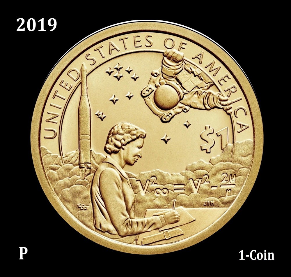 2019-P  Sacagawea / Native American Golden Dollar GOLDA ROSS  "BU" 1-Coin