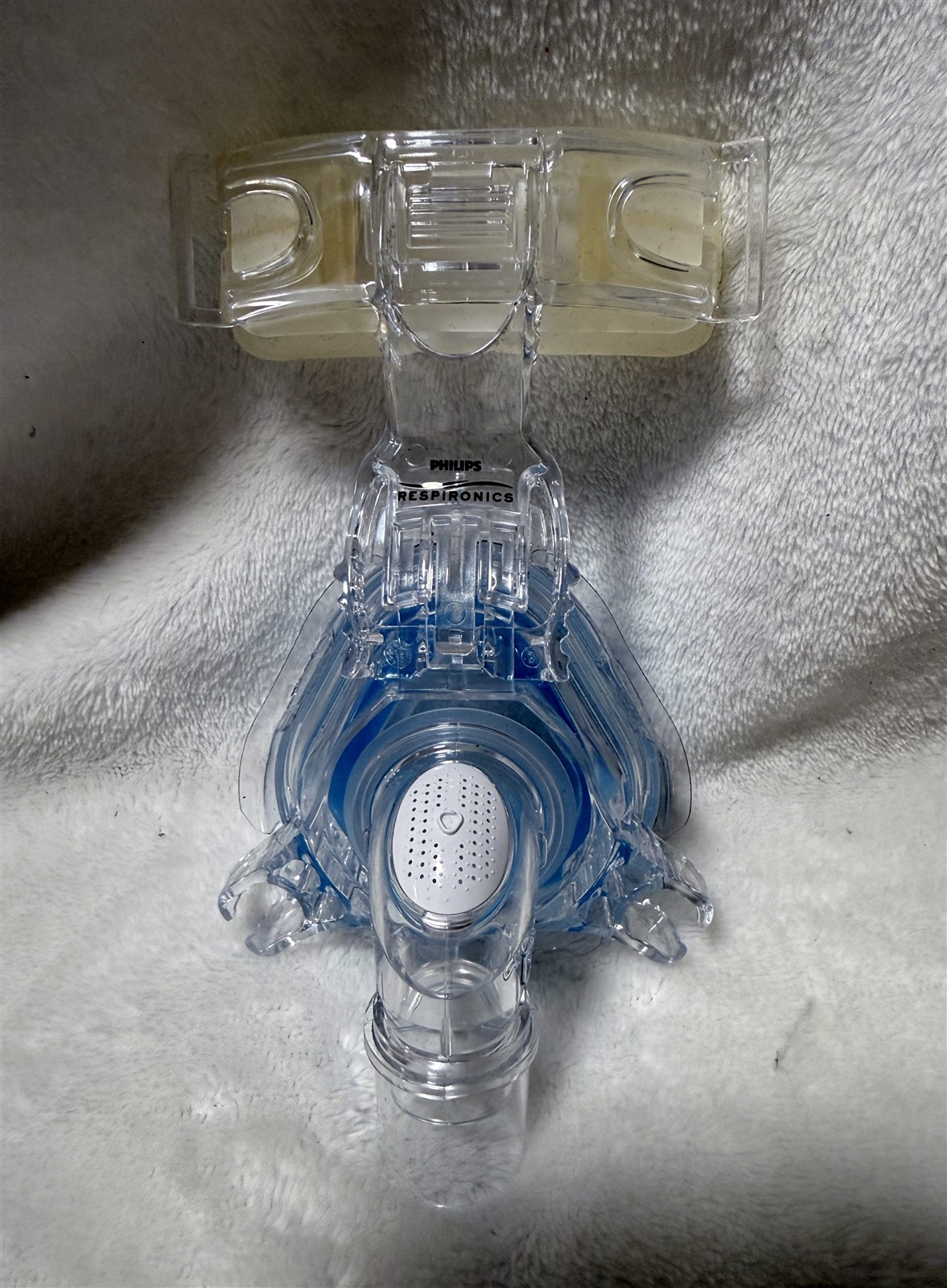 RESPIRONICS PETITE COMFORTGEL BLUE REPLACEMENT FLAP & CUSHION "AS SHOWN"