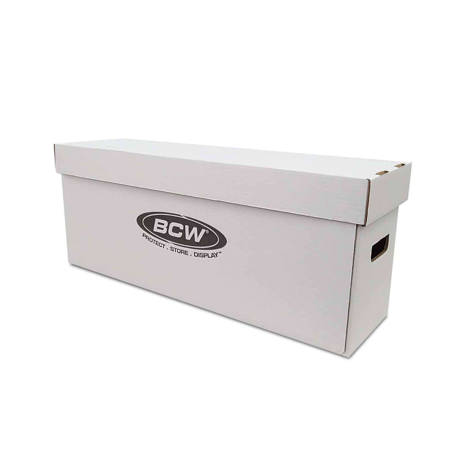 10 pack Long Comic Book Storage Box BCW Stackable Handles Current or Silver