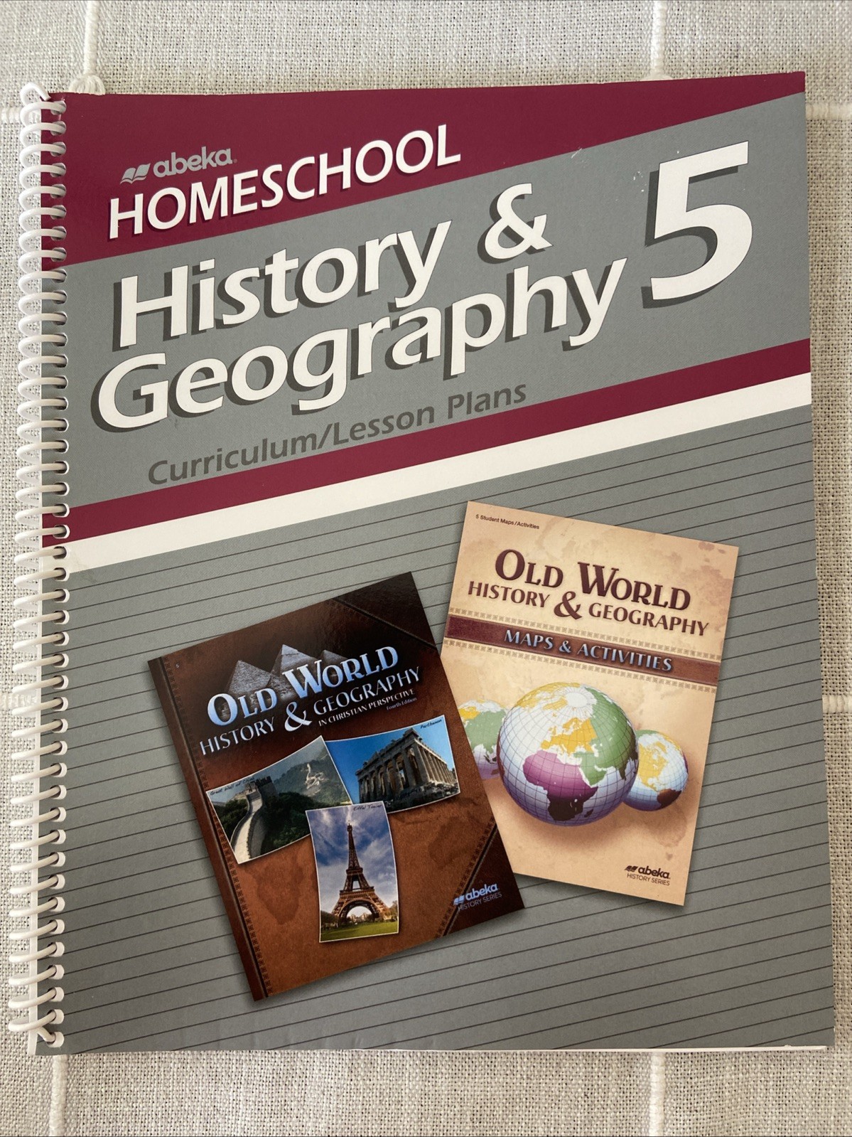 NEW ABEKA HISTORY & GEOGRAPHY 5 CURRICULUM LESSON PLANS 5th Gr homeschool ed