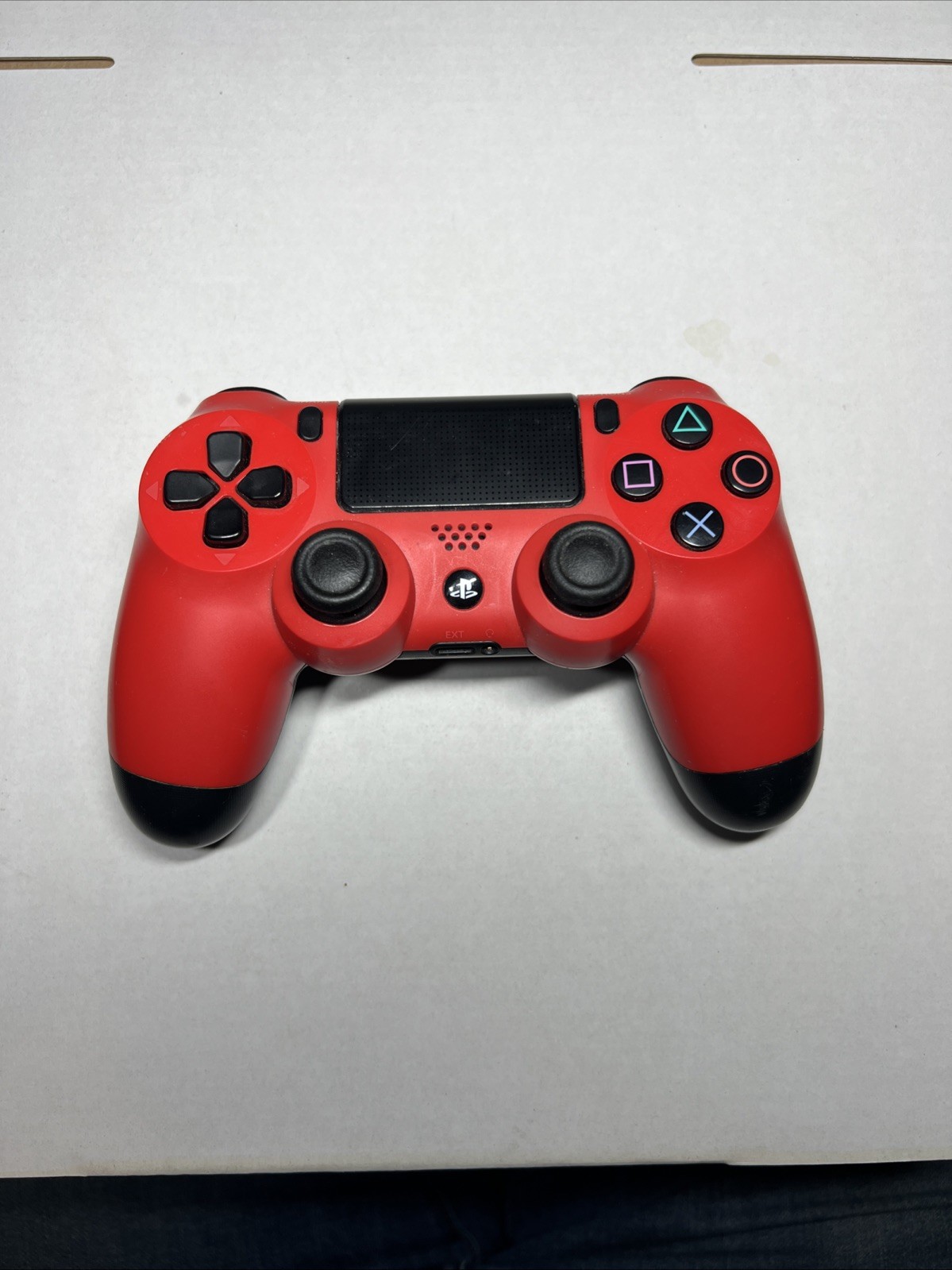 Official Sony PS4 DualShock 4 Wireless Controller Magma Red CUH-ZCT1U