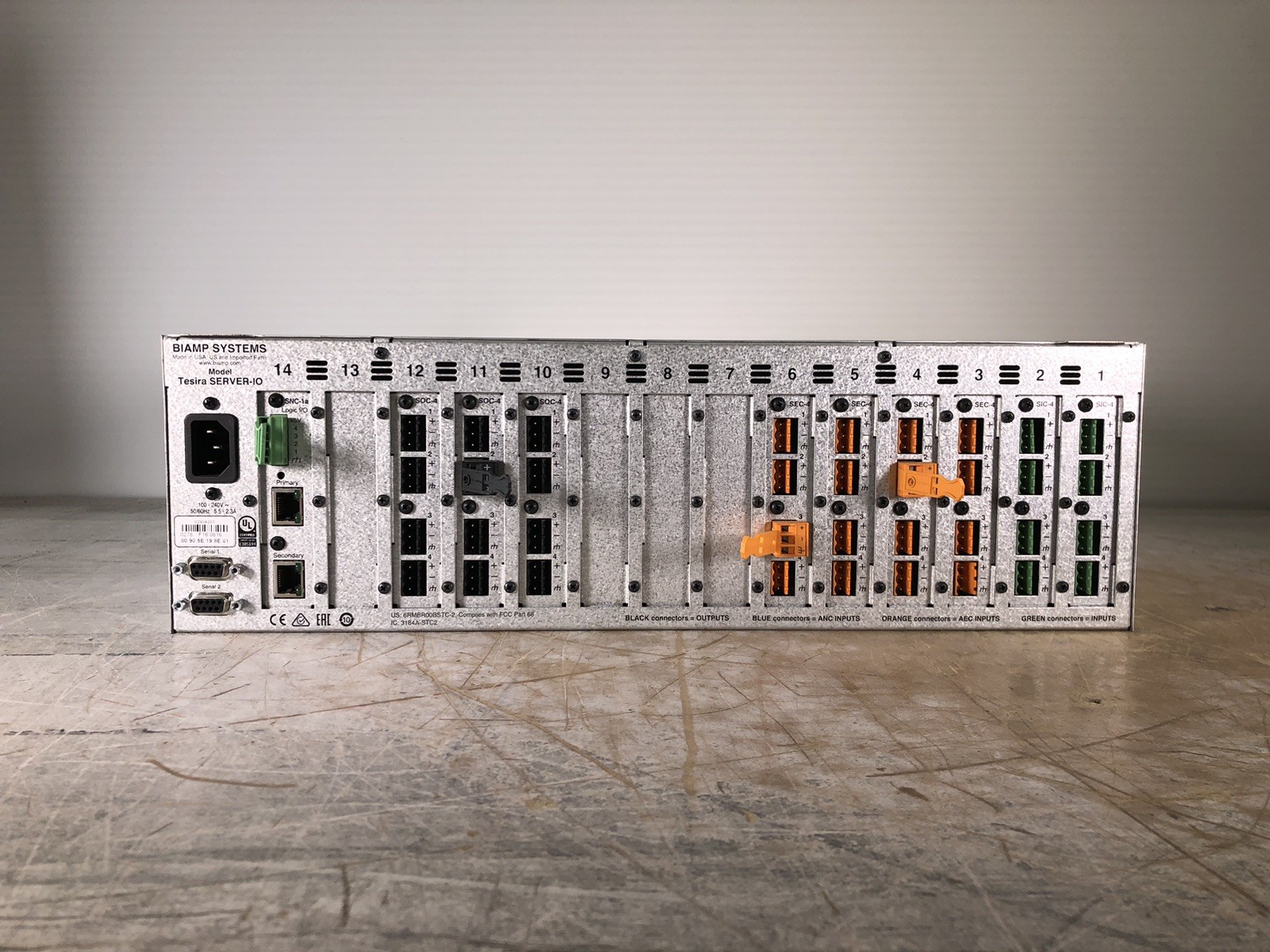 BIAMP TESIRA SERVER-IO DIGITAL SIGNAL PROCESSOR