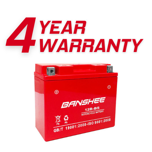 UT12B-4 YT12B-4 YT12B-BS Replacement Battery for Yamaha YZF-R1 R6 XVS650 V-Star