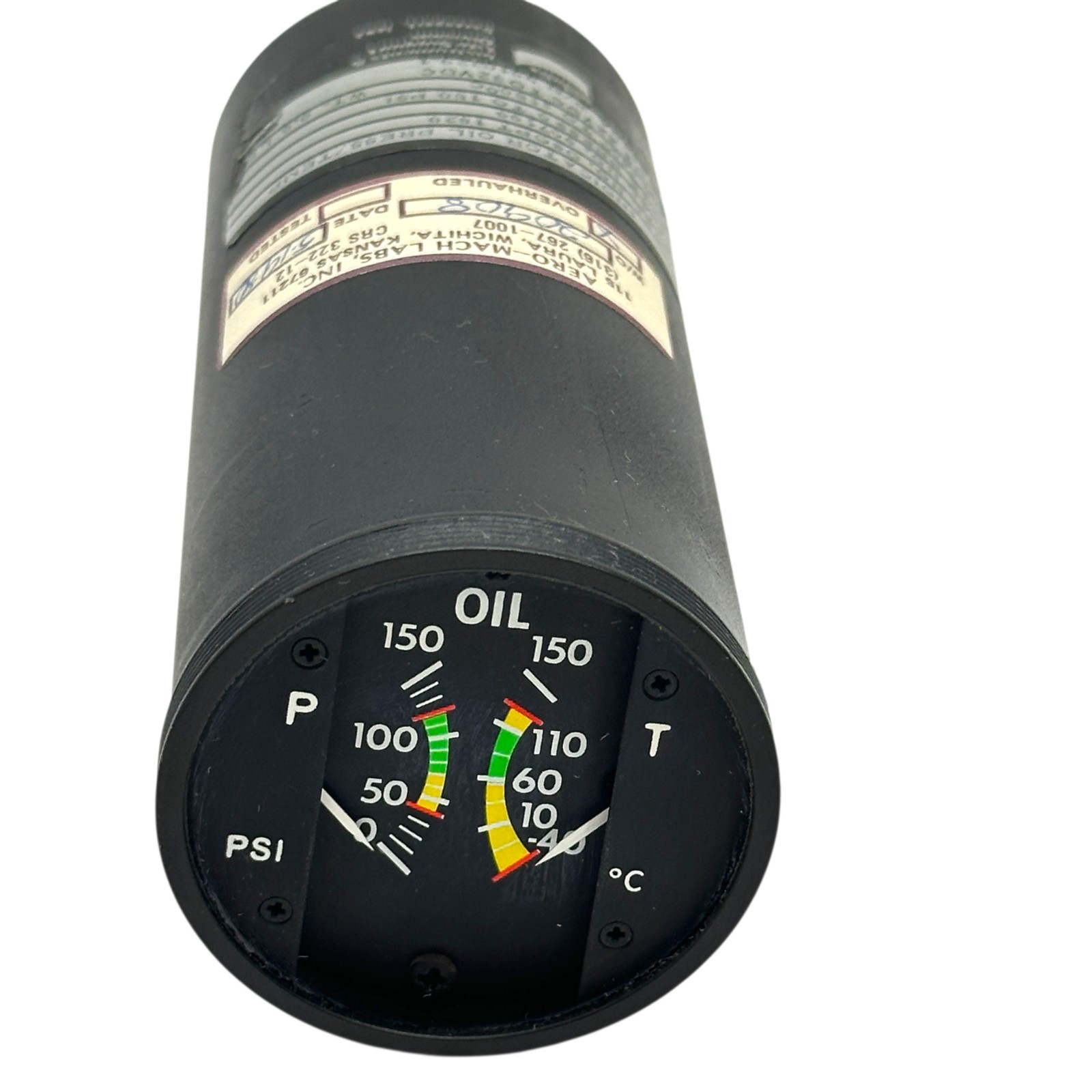 Bendix Cessna Oil Pressure Temp Indicator Gauge DSOPT 1829 9910329-1