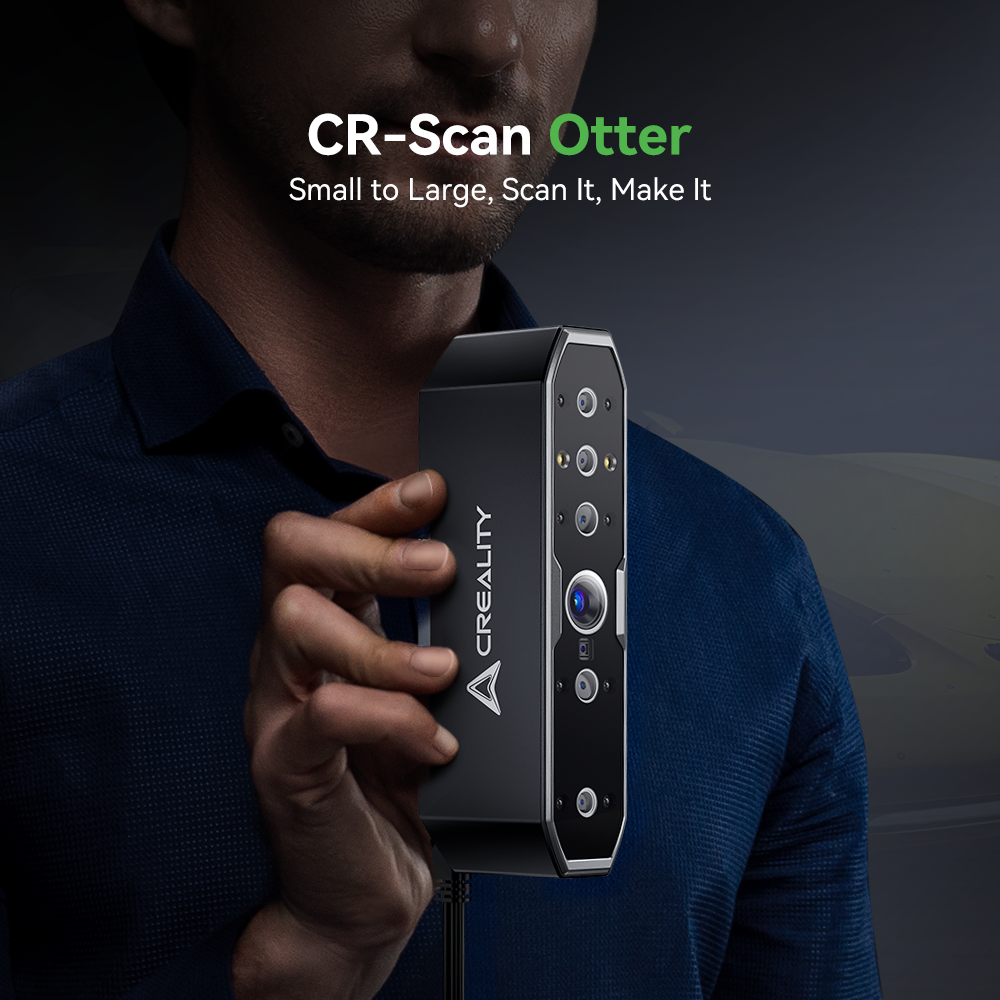 Creality 3D Scanner CR-Scan Otter 0.02mm Accuracy Scan for Black/Metal Objects