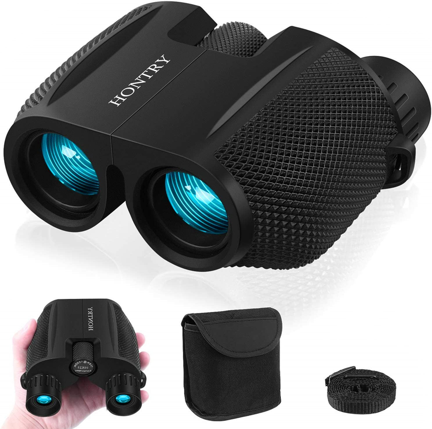 Binoculars for Adults and Kids, 10X25 Compact Binoculars for Bird Watching, Thea