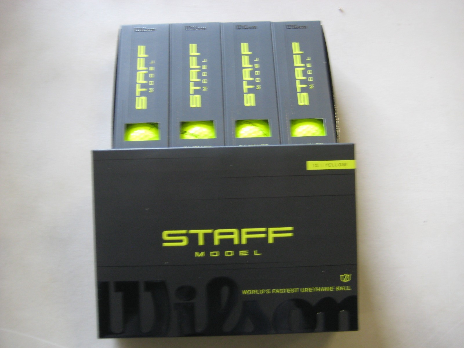 1 dz BRAND NEW 2026 Wilson Staff Model golf balls 4 piece Urethane  Yellow