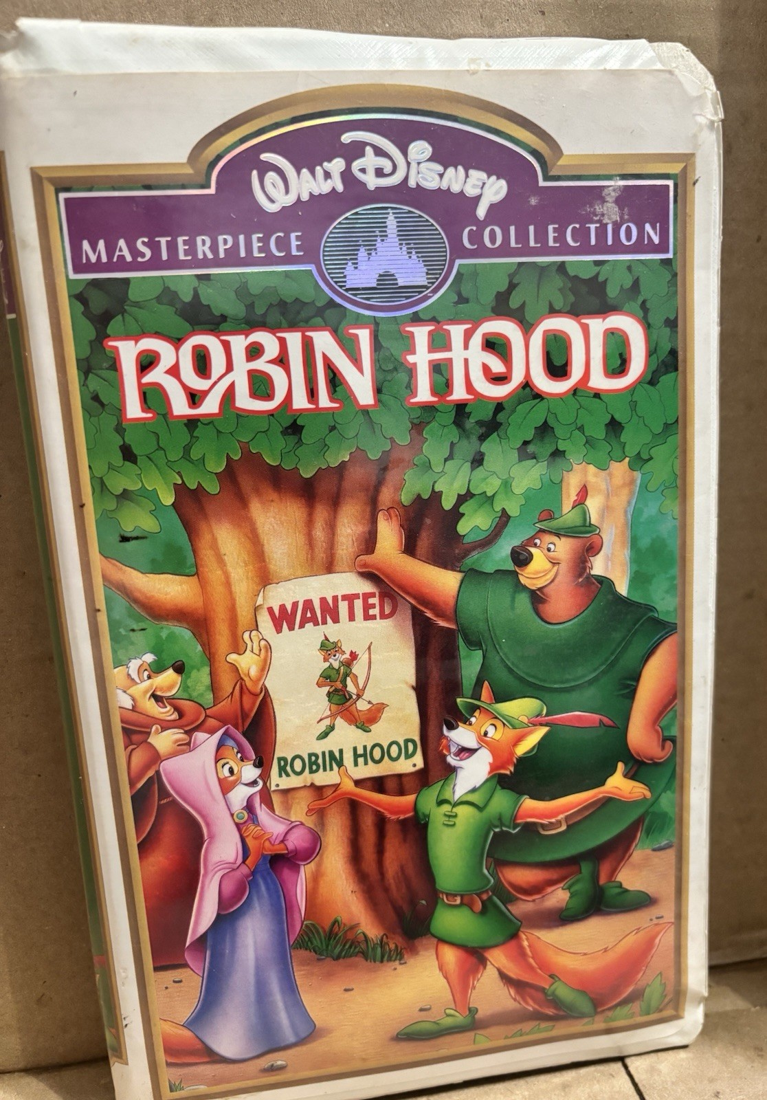 VHS Walt Disney Home Video Robin Hood Masterpiece Collection 1991