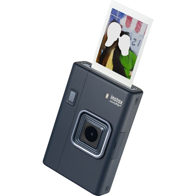 FUJIFILM instax mini LiPlay+ Hybrid Instant Camera (Midnight Blue)