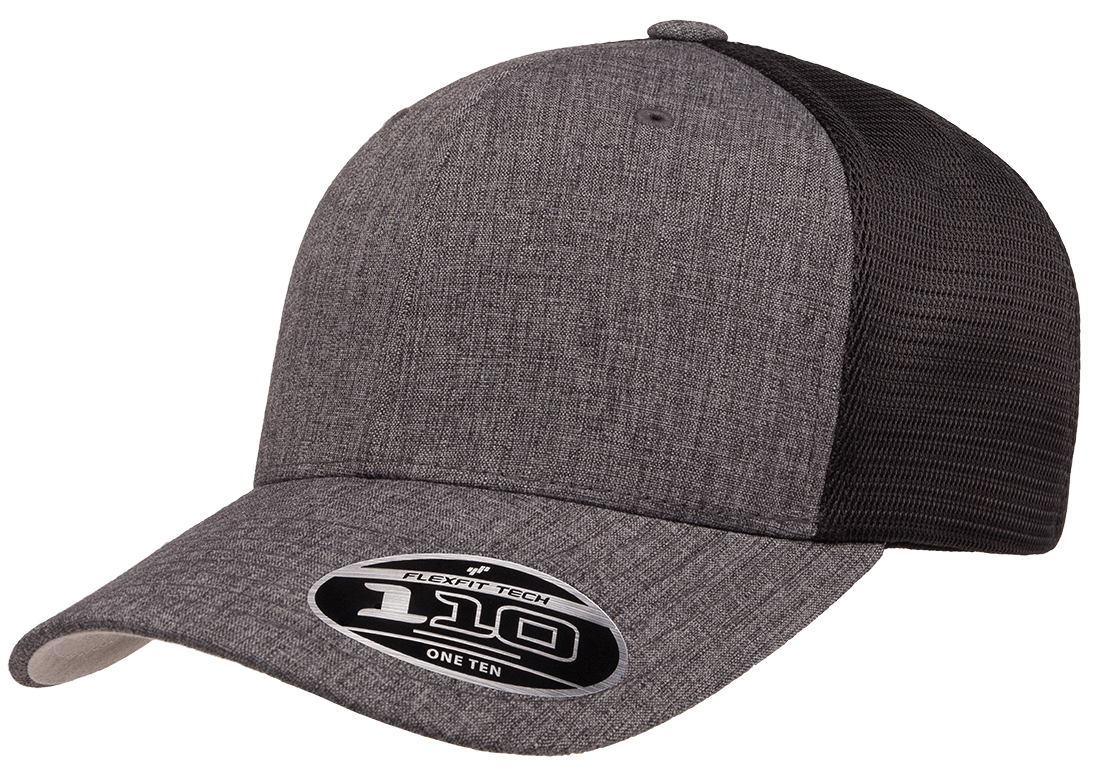 Flexfit Trucker Hat 110 6 Panel Adjustable OSFM Mesh Cap 2-Tone Flex Fit 110M/MT