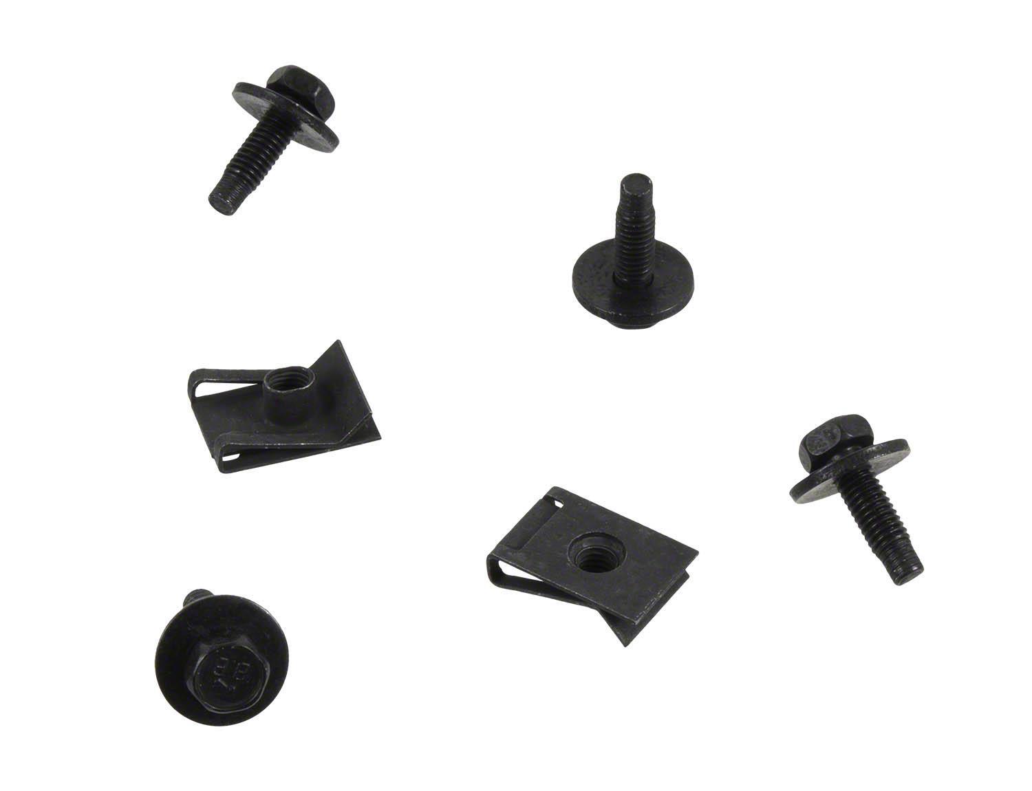 Transit® 2015-2024 Molded Splash Guards Mud Protector Flaps Front Pair in Black