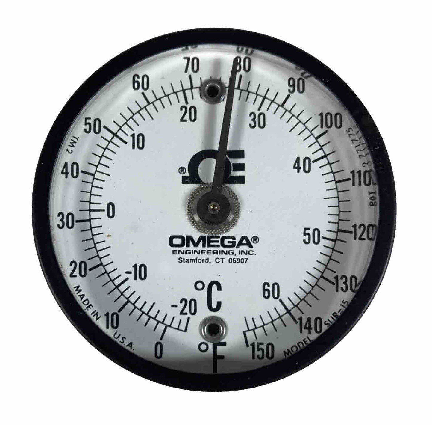 Omega SUR-15 2" Surface Mount Dial Dual Temperature Range -20 to 65 °C (New)