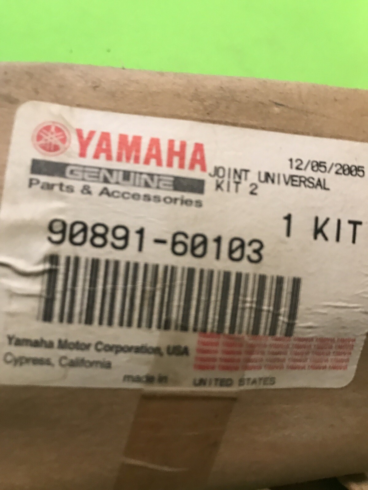 GENUINE Yamaha NOS 90891-60103 STEERING JOINT KIT