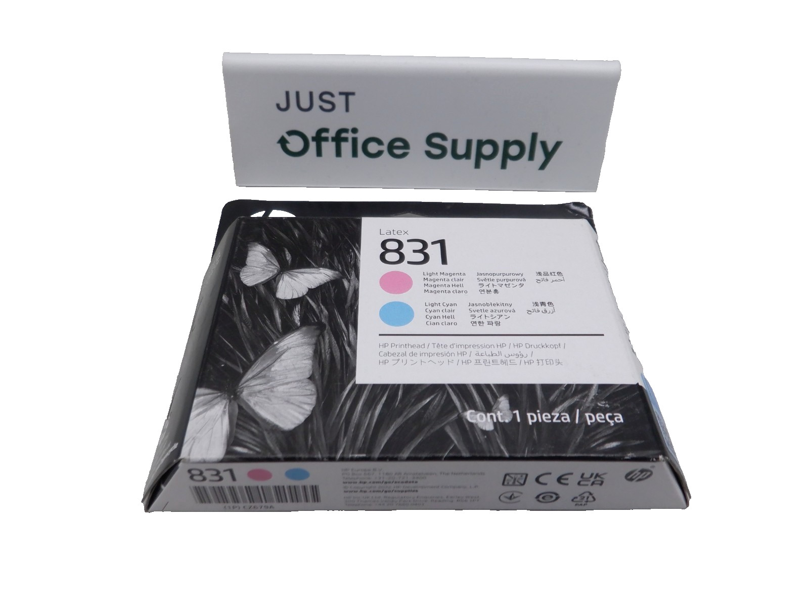 Genuine HP Latex 831 L.Cyan/L.Magenta CZ679A Printhead Ink Cartridge Exp.2025
