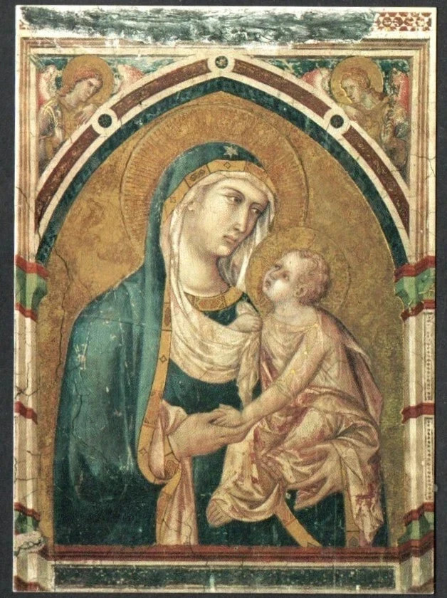 Holy card postale de la Virgin santino image pieuses estampa