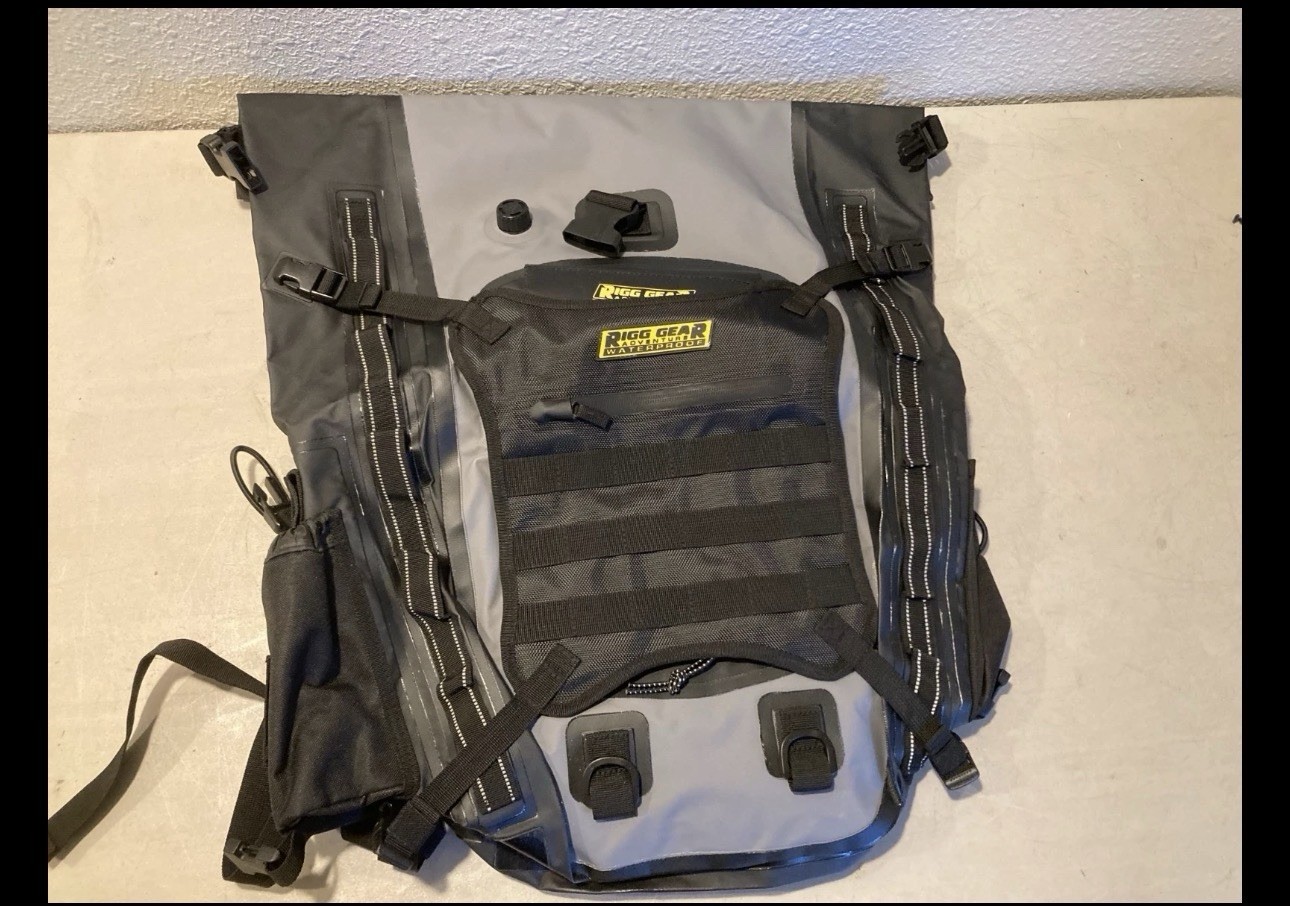 Nelson Rigg Hurricane Waterproof Backpack / Tailpack  Black/Gray SE-3040