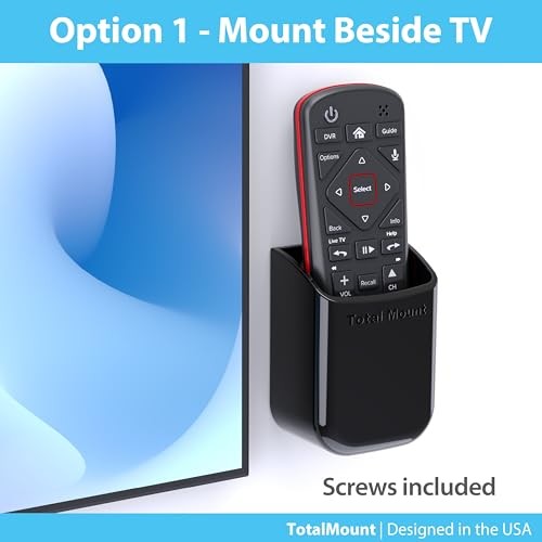 Universal Remote Control Holder - Medium (Black)