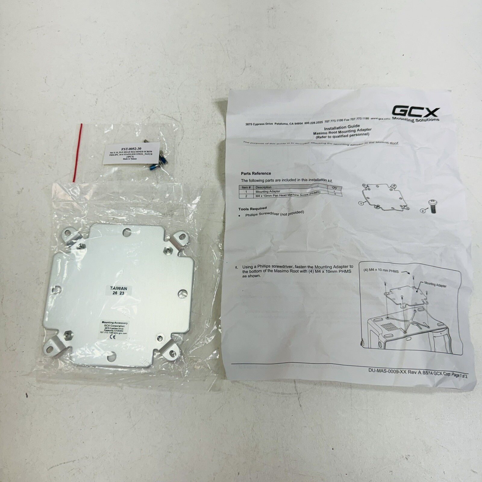 GCX MAS-0009 Masimo Root Mounting Adapter Set