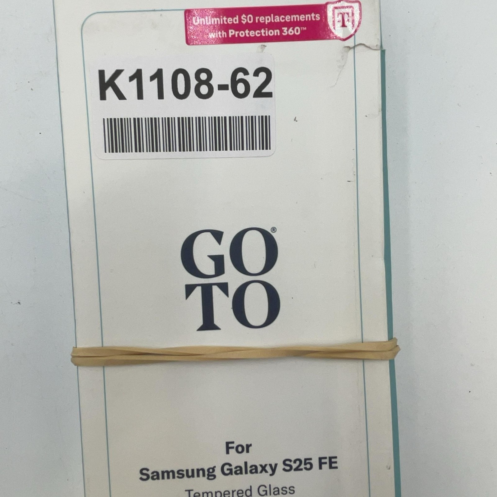 GOTO Tempered Glass Screen Protector for Samsung Galaxy S25 FE Clear AntiScratch