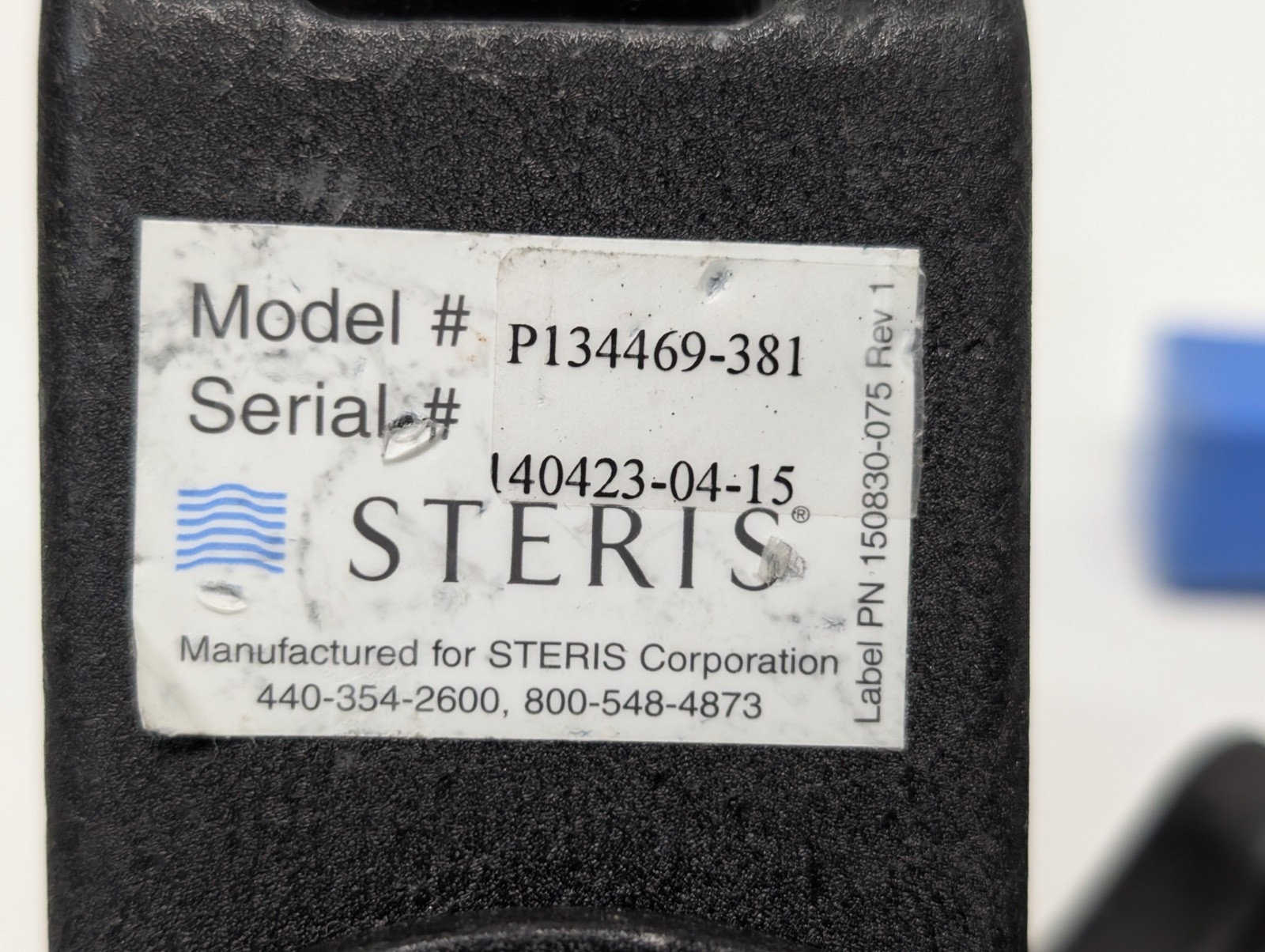 Steris Amsco BF43-000 Multi Accessory Clamp, OR Table Side Rail Lock Single Item