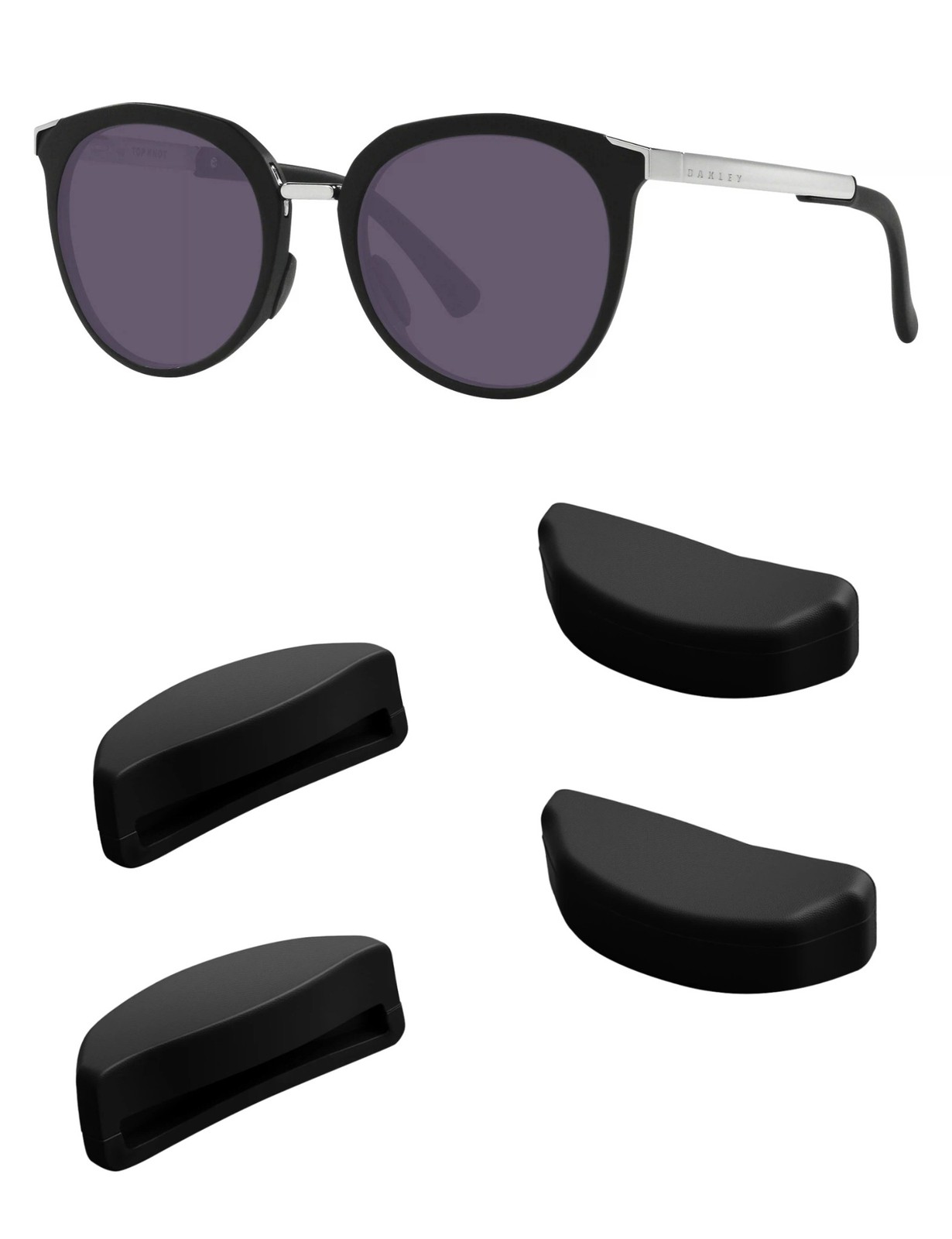 2 Pair Rubber Replacement Nose Pad Piece for-Oakley HSTN OO9242 Asian Fit OO9242