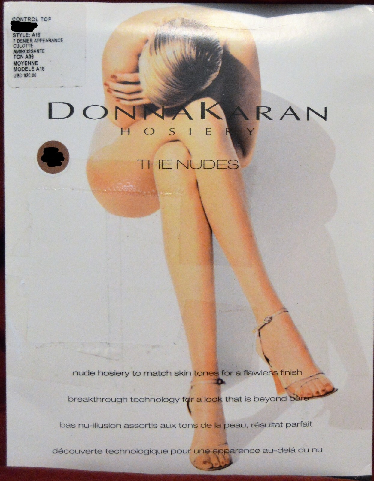 Donna Karan Nudes Pantyhose Style A19 Small Med Tall Choose Assort Colors (2B)
