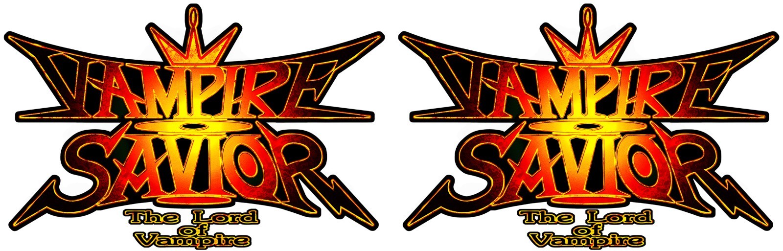 Vampire Savior Arcade Side Art Cabinet Graphic Stickers