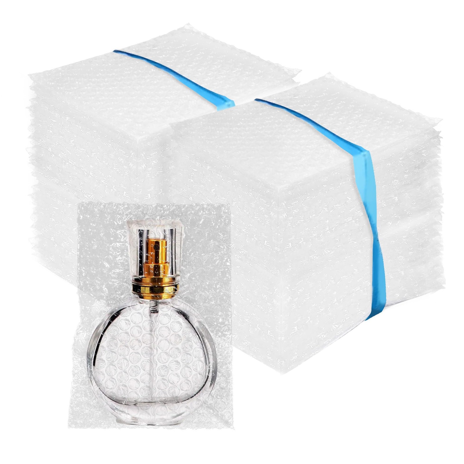 100Pack 4x6 Inch Bubble Out Bags，Bubble Out Wrap Bags， Small Clear Bubble Out...