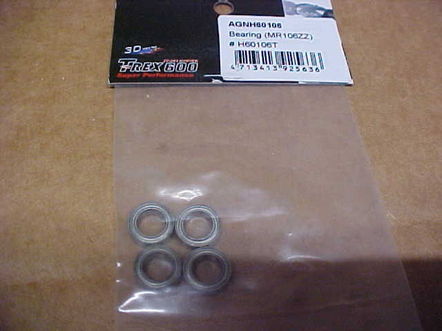 ALIGN H60106T (AGNH60106) = MR106ZZ BEARINGS: TREX 600 (NEW)