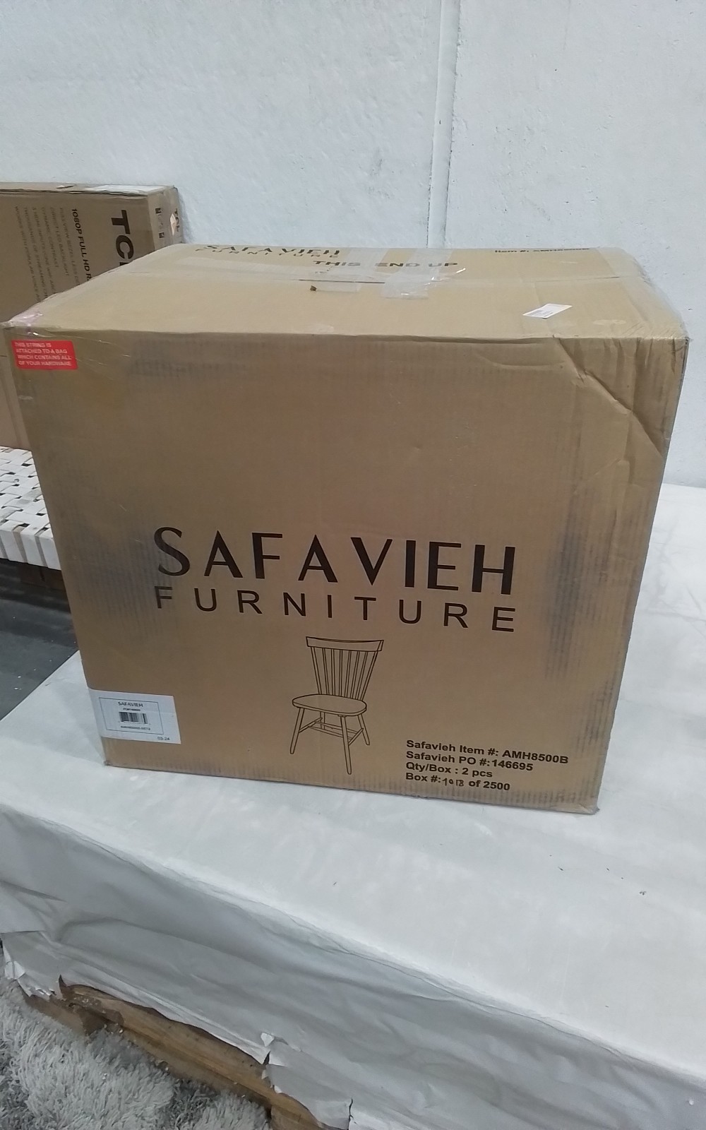 Safavieh PARKER SPINDEL SIDE CHAIR, Reduced Price 2172764338 AMH8500B