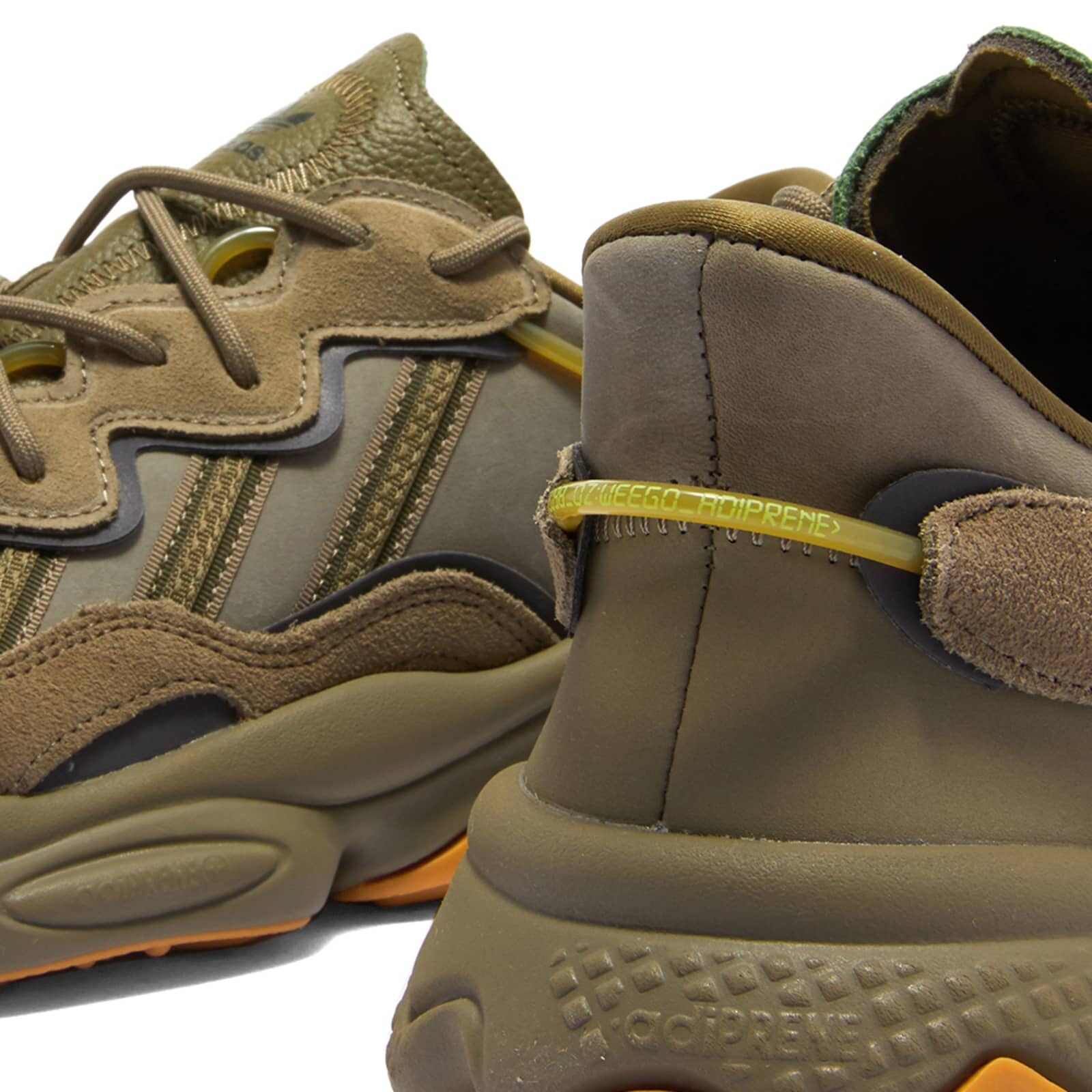 Adidas Originals Ozweego Men’s Sneaker Running Shoe Olive Athletic Trainers #461