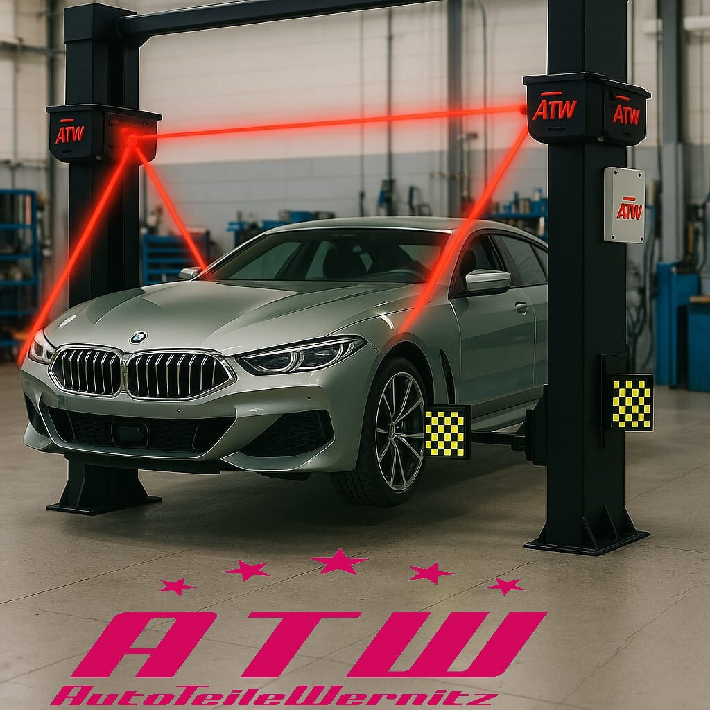 Hi-Tech space-saving 3D wheel alignment device for 2-post lifts cars/trucks