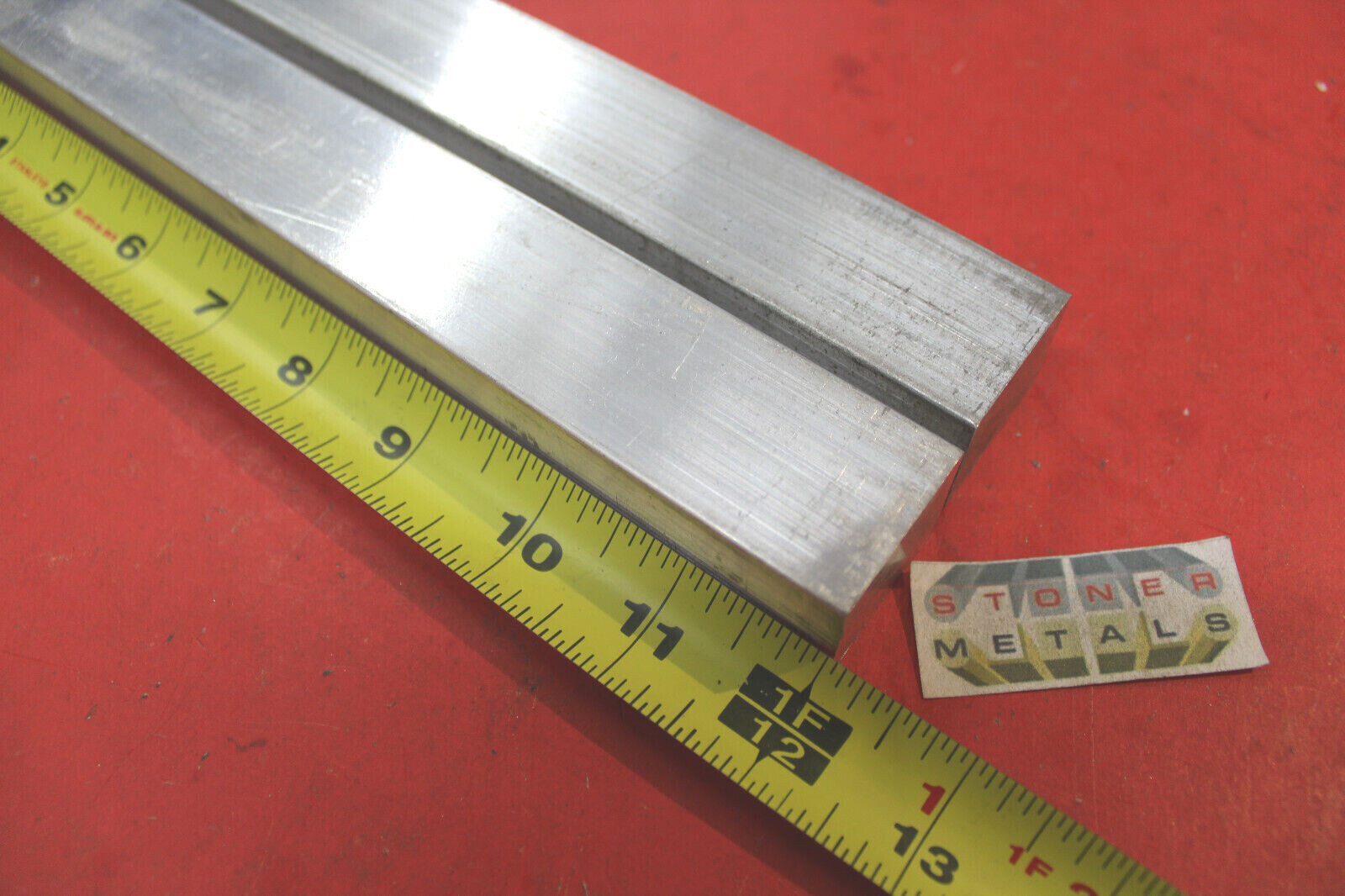 2 Pieces 1" X 1-1/4" 6061 ALUMINUM FLAT BAR 12" long T6511 NEW SOLID MILL STOCK