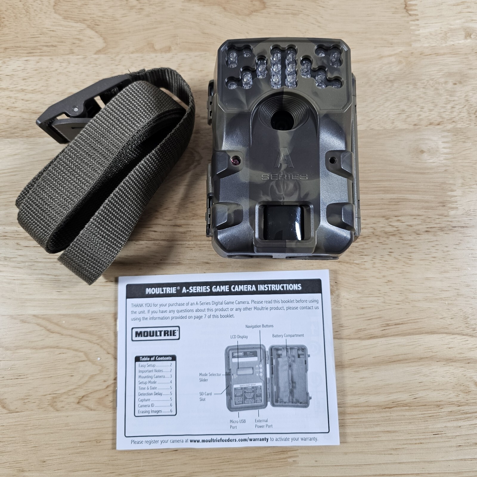 MOULTRIE BC-800 MCG-14008 Trail Cam  No sd card