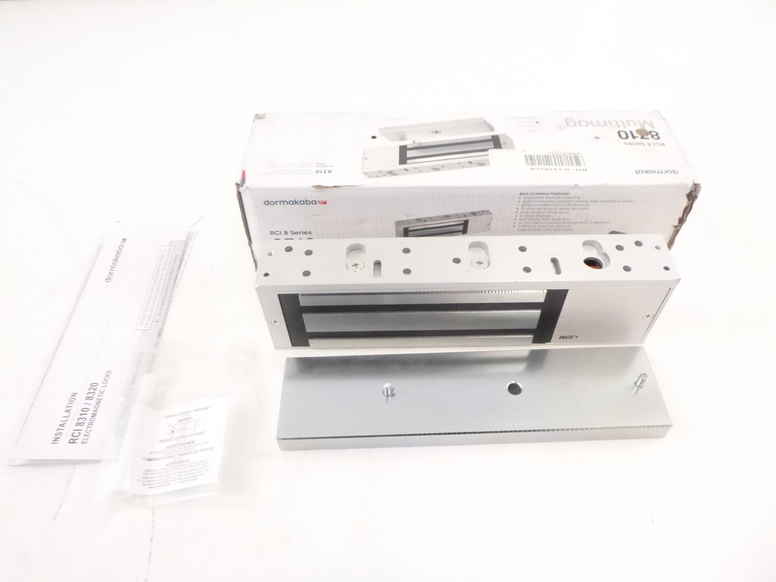 Dormakaba RCI 8310-DSS x 28 Electromagnetic Lock for Single Door 1500lb 12/24VDC