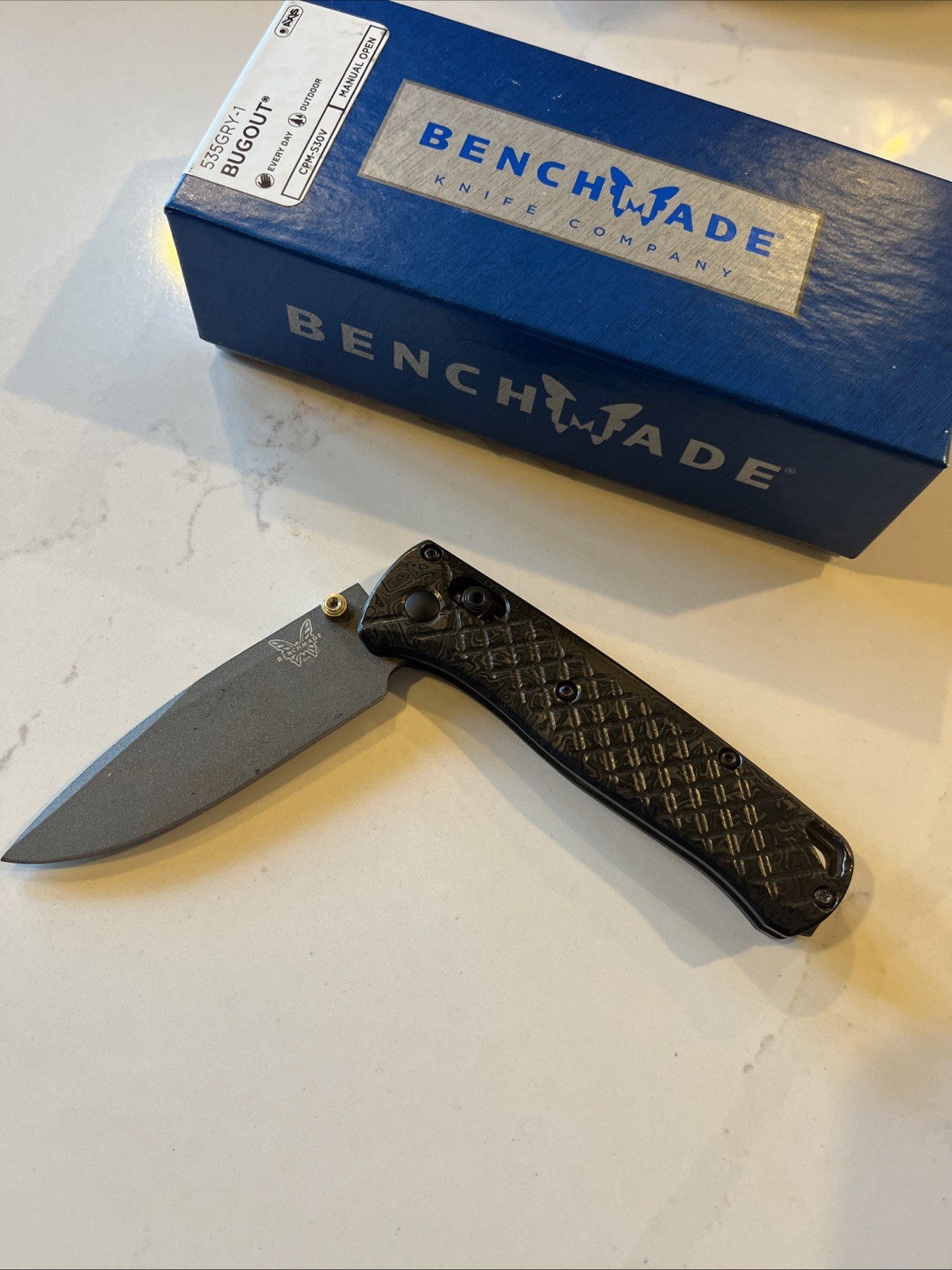 Benchmade Bugout Metonboss Zirconium Scales