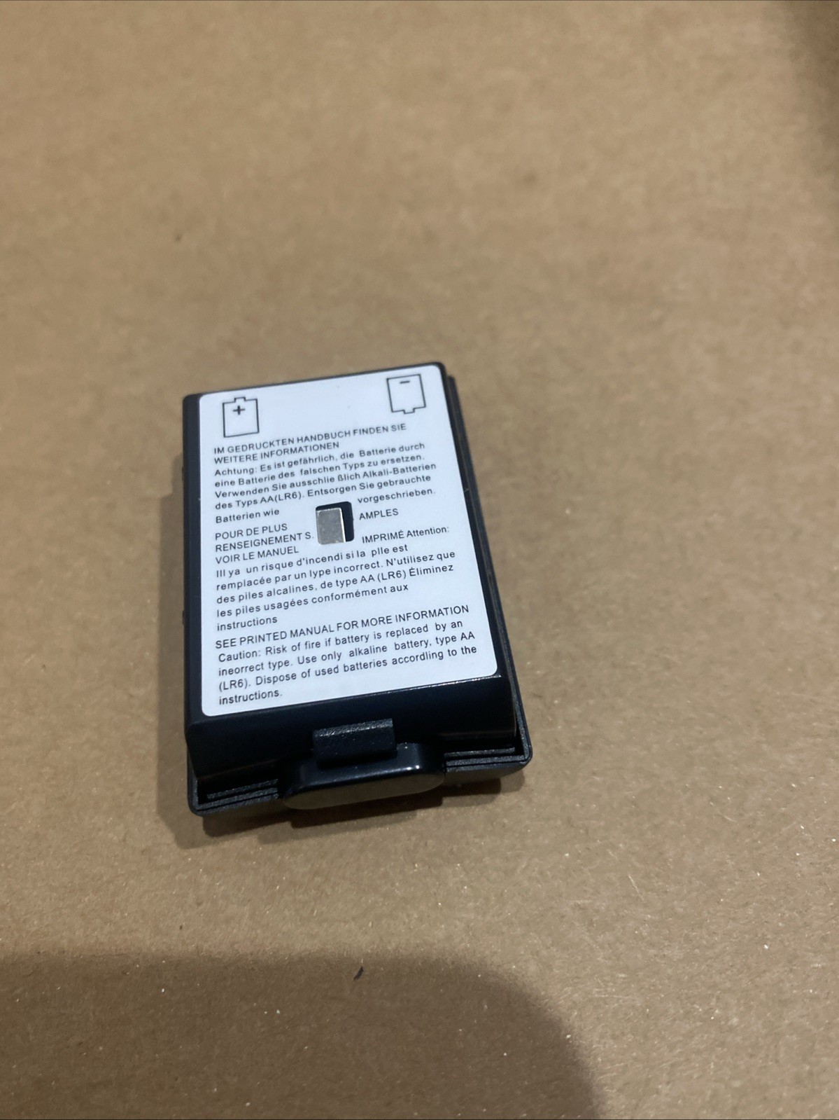 black Battery Pack for Xbox 360 Wireless Controller Microsoft Cover Replacement